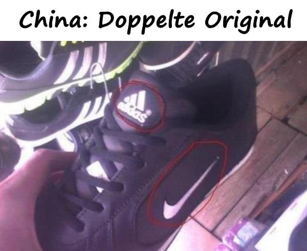 China: Doppelte Original