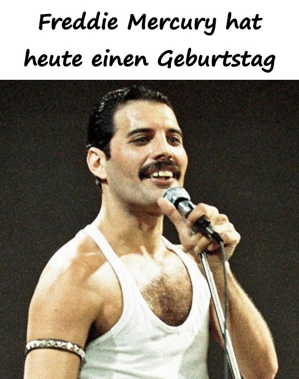 Freddie Mercury hat heute einen Geburtstag