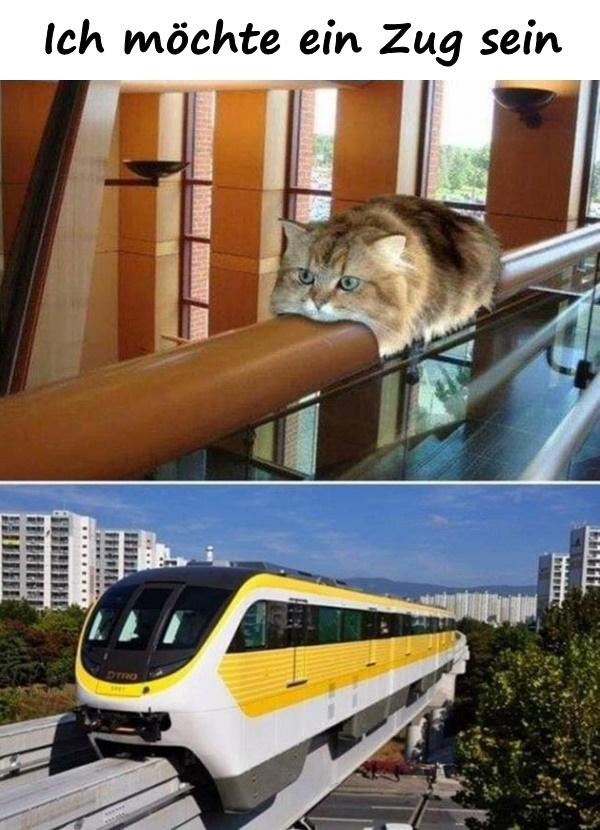 Ich möchte ein Zug sein