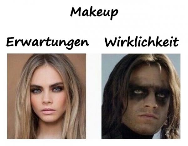Make-up - Erwartungen und Wirklichkeit