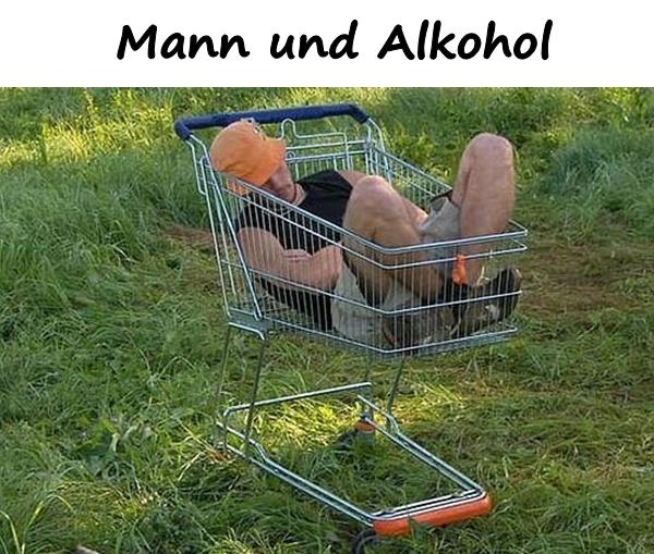 Mann und Alkohol