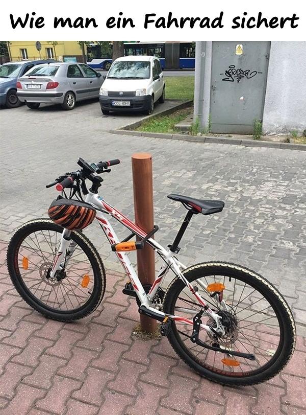 Wie man ein Fahrrad sichert xdPedia.de (3073)