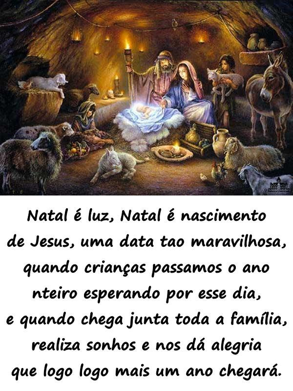 Natal é luz, Natal é nascimento de Jesus  (4962)