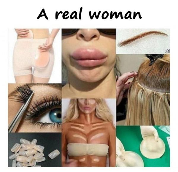 A real woman