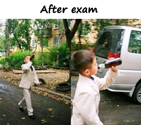 After exam