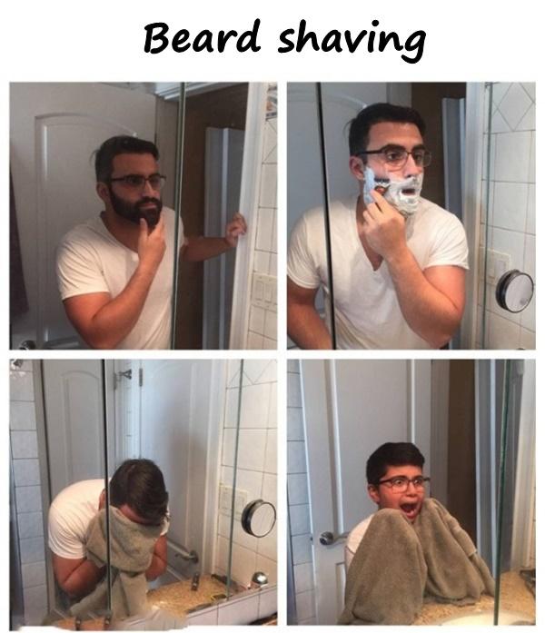 Beard shaving