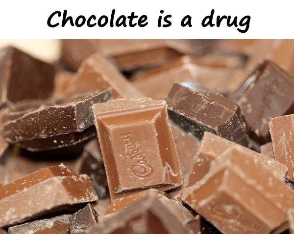 Chocolate is a drug