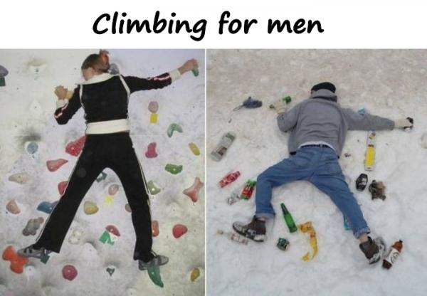 Climbing for men