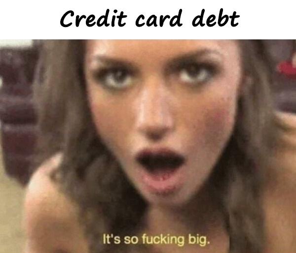 Credit card debt