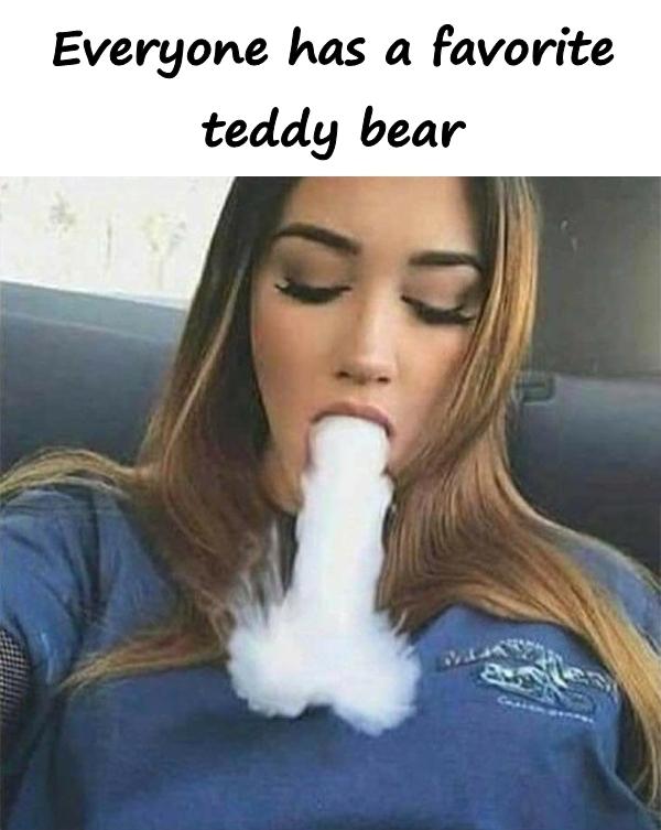 Everyone has a favorite teddy bear