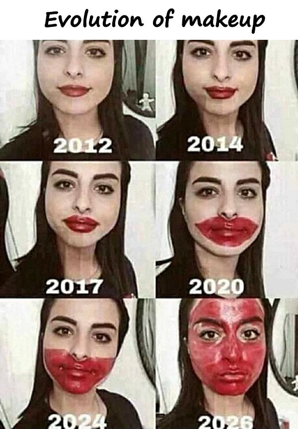 Evolution of makeup