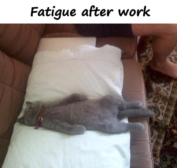 Fatigue after work