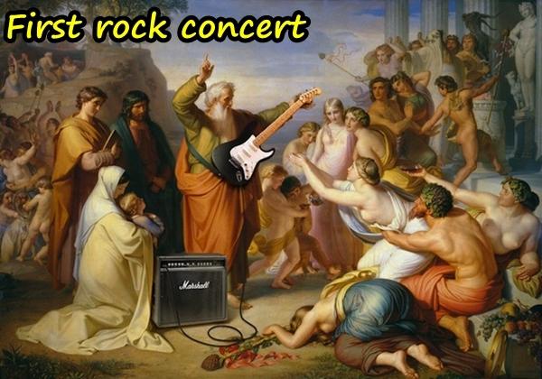 First rock concert