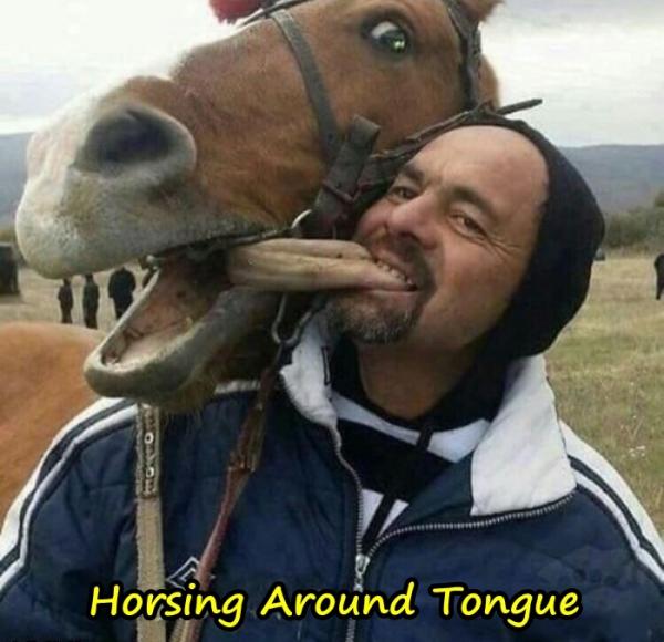 Horsing Around Tongue