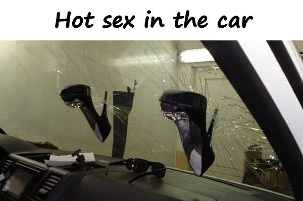 Hot sex in the car