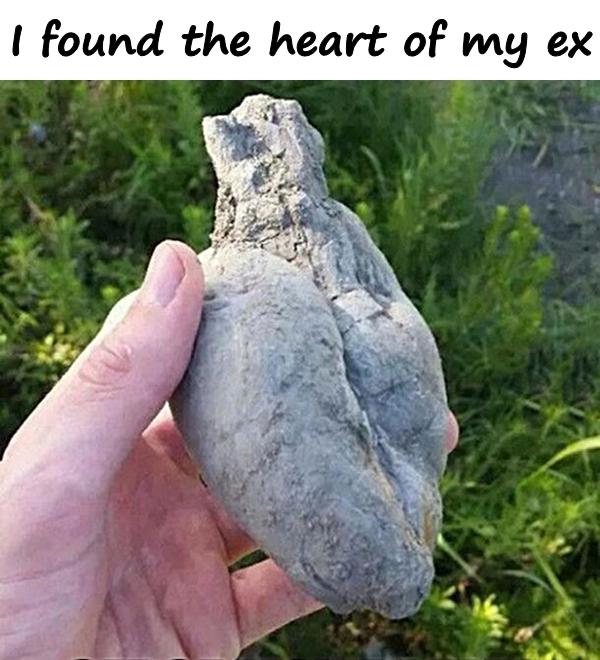 I found the heart of my ex
