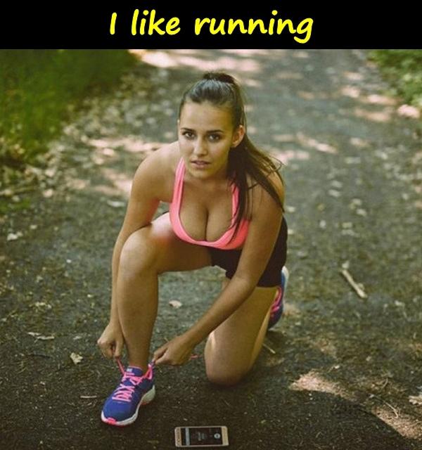 I like running