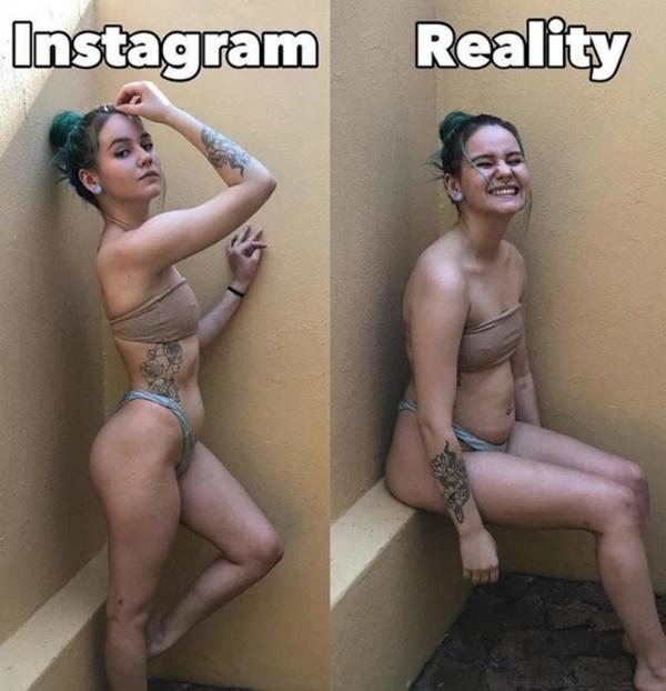 Instagram and reality