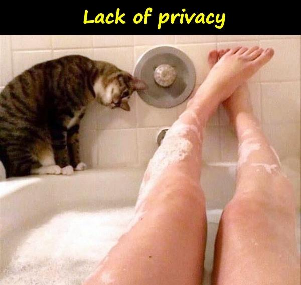 Lack of privacy