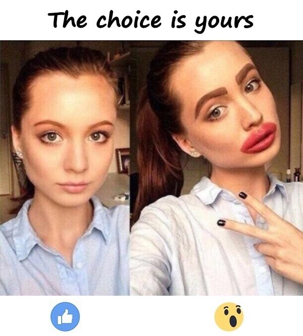 Makeup - The choice is yours
