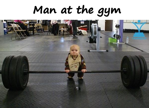 Man at the gym