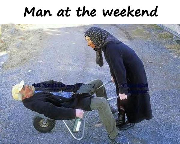 Man at the weekend