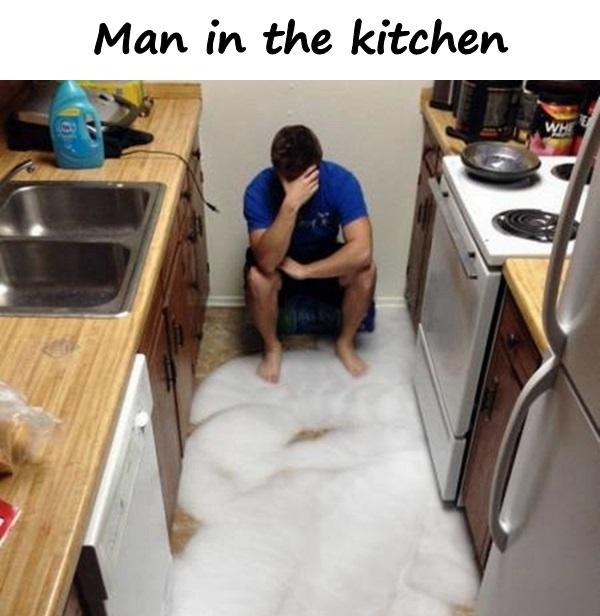 Man in the kitchen