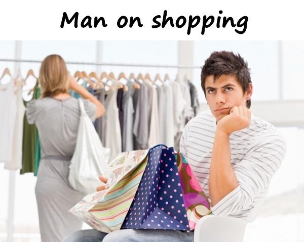 Man on shopping