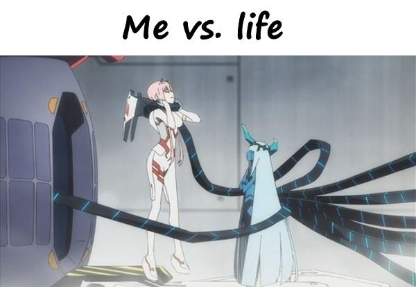 Me vs. life