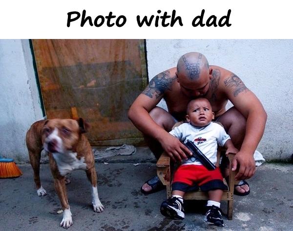 Photo with dad