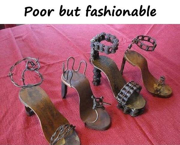 Poor but fashionable