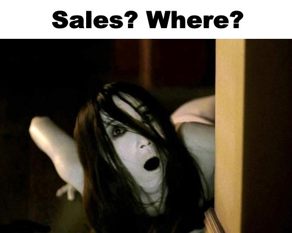Sales? Where?