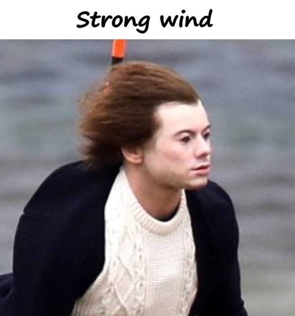 Strong wind
