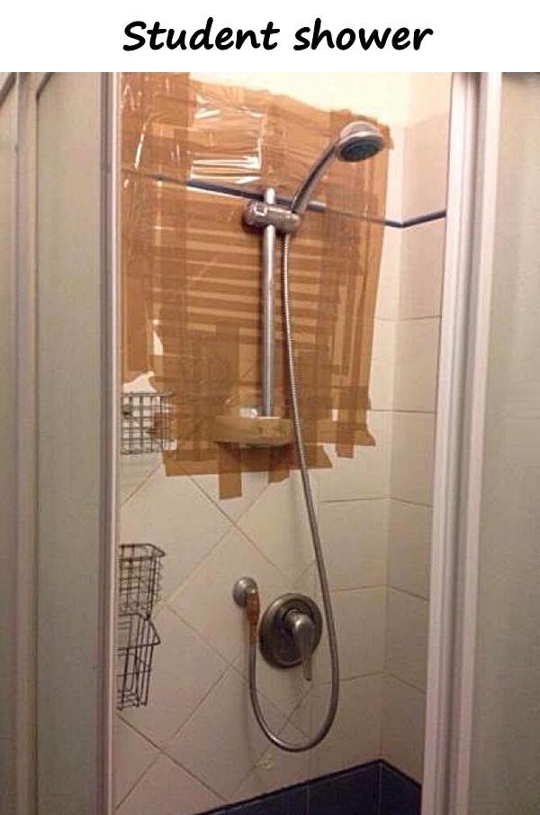 Student shower