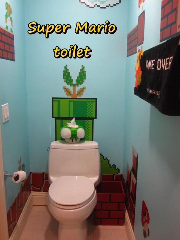 Super Mario toilet