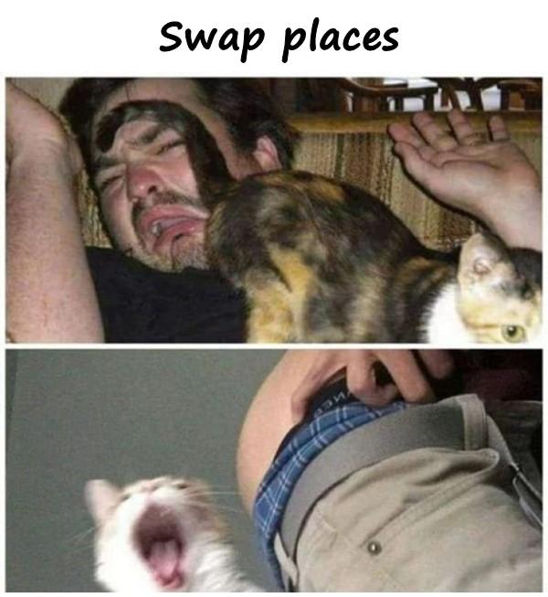Swap places