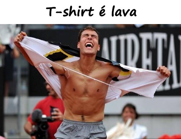 T-shirt lava