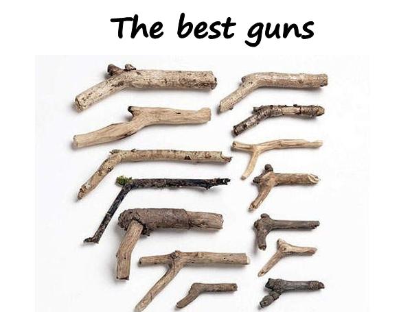 The best guns