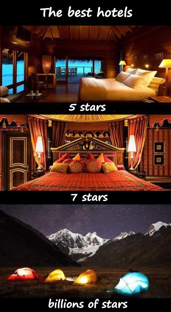The best hotels