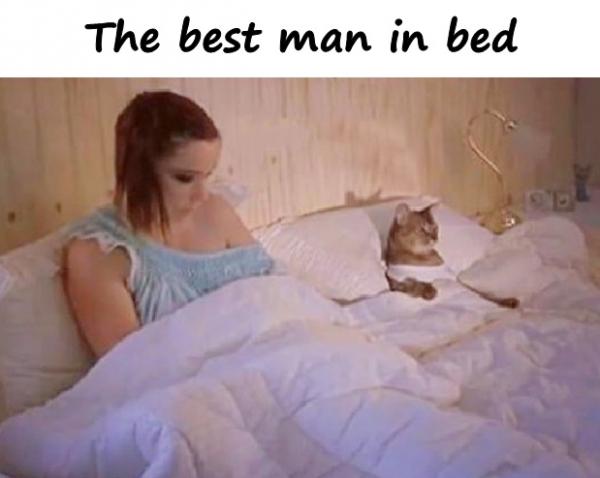 The best man in bed