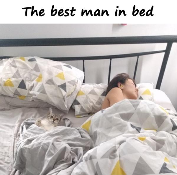 The best man in bed