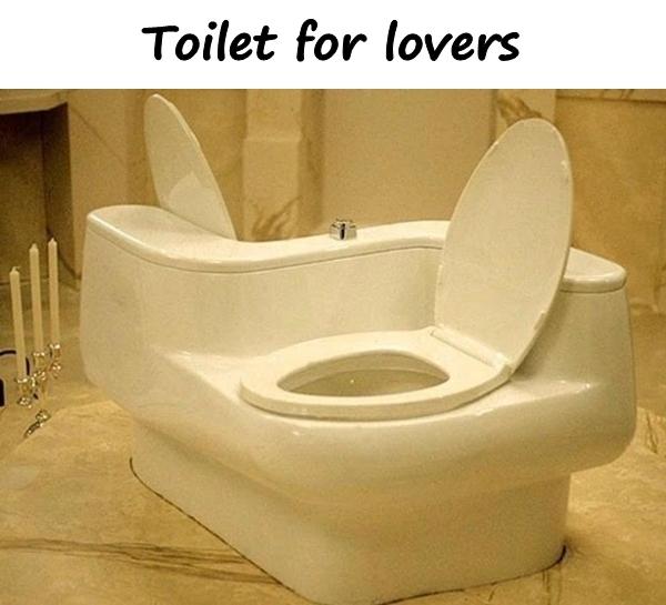 Toilet for lovers