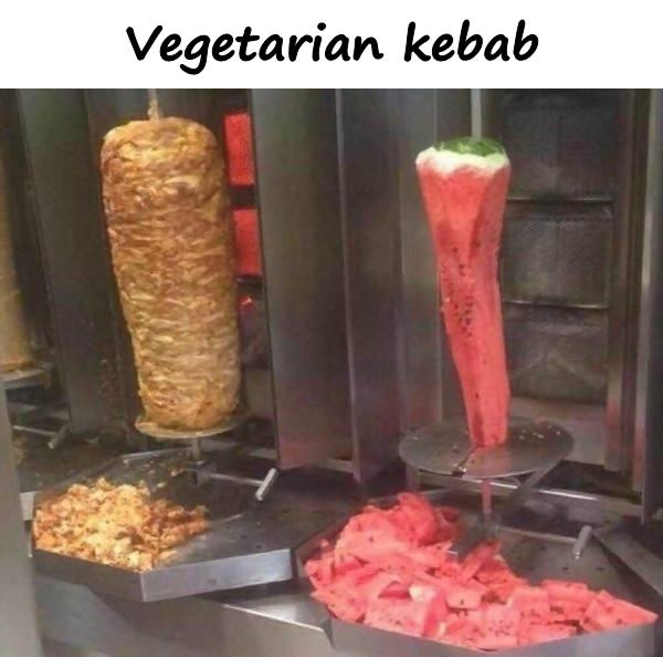 Vegetarian kebab