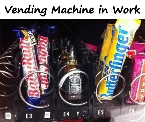Vending Machine in Work