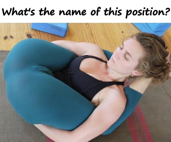 What's the name of this position?