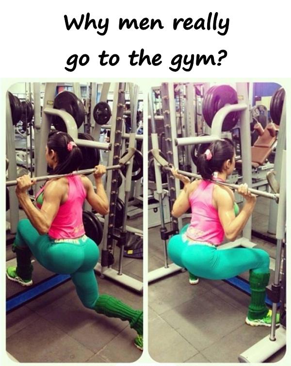 Why men really go to the gym?