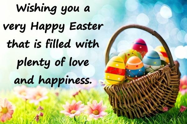 Wishing you a very Happy Easter that is filled with plenty of love and happiness.