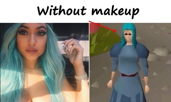 Without makeup