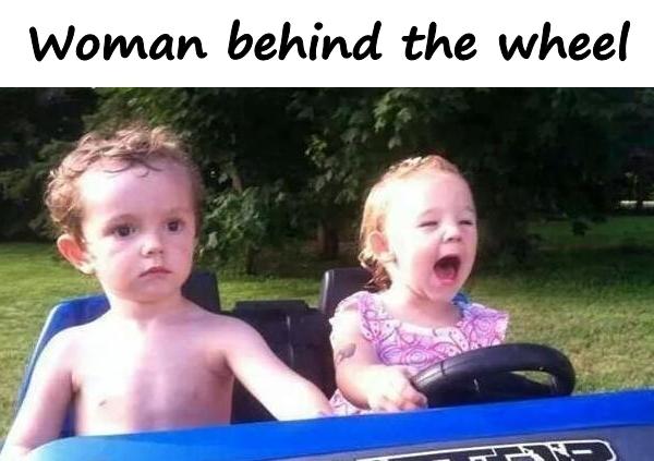 Woman behind the wheel