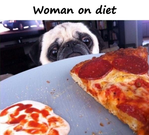 Woman on diet